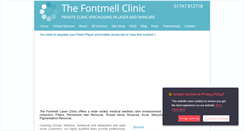 Desktop Screenshot of fontmellclinic.co.uk